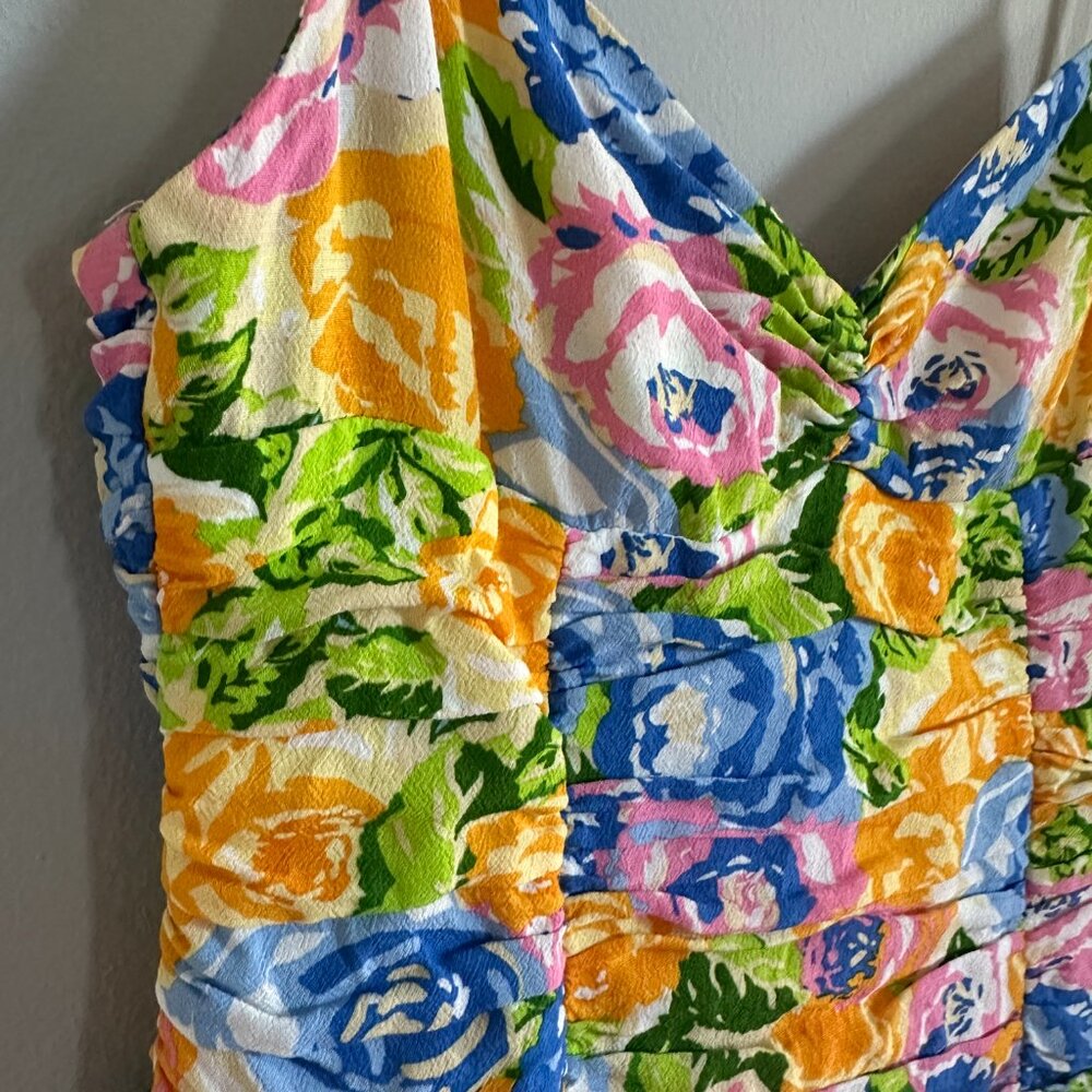 Zara Floral Mini Dress Size XS - Picture 5 of 10
